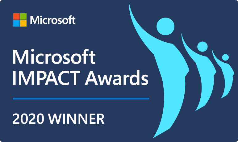 Microsoft Impact Award Winner 2020